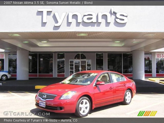 2007 Nissan Altima 3.5 SE in Sonoma Sunset Metallic