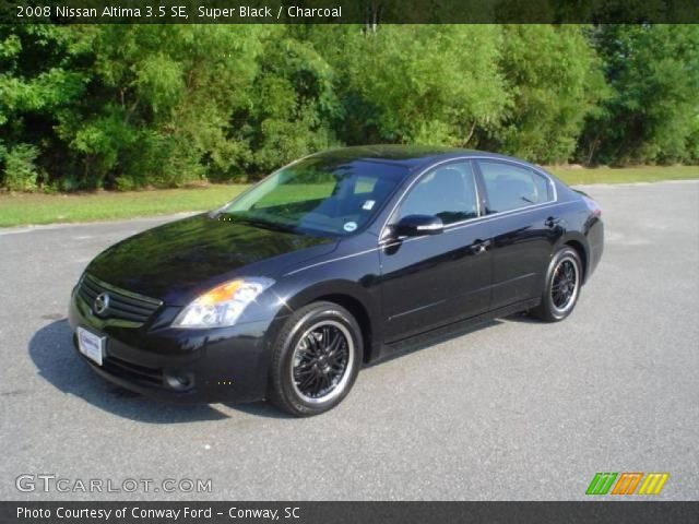 2008 Nissan Altima 3.5 SE in Super Black