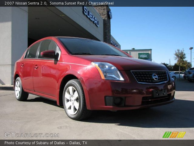 2007 Nissan Sentra 2.0 in Sonoma Sunset Red