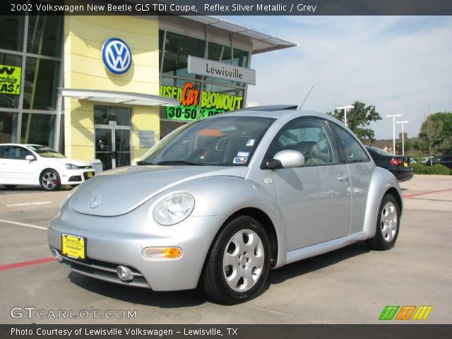 2002 Volkswagen New Beetle GLS TDI Coupe in Reflex Silver Metallic