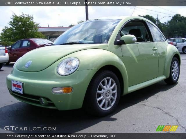 2005 Volkswagen New Beetle GLS TDI Coupe in Cyber Green Metallic