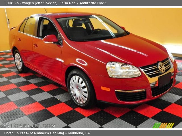 2008 Volkswagen Jetta S Sedan in Salsa Red