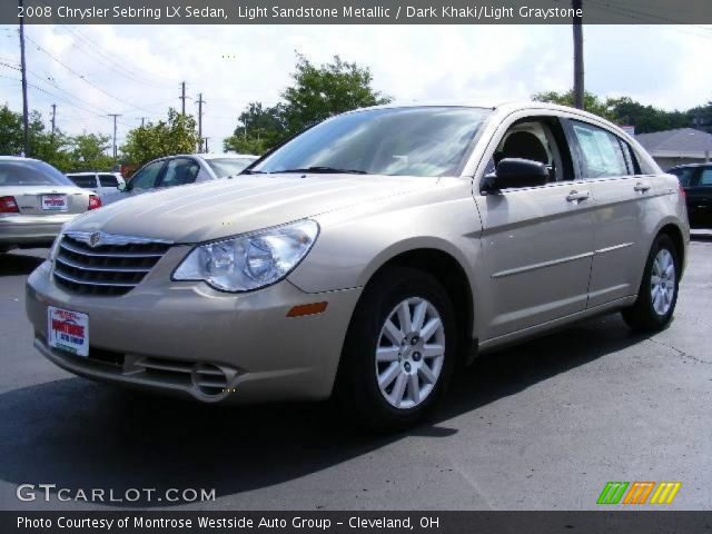 2008 Chrysler Sebring LX Sedan in Light Sandstone Metallic