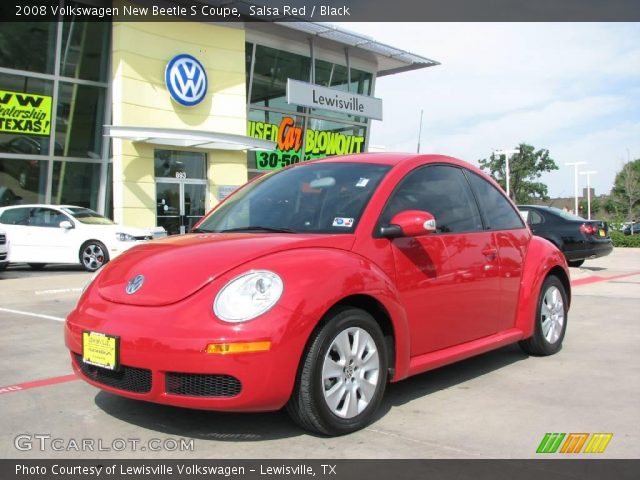 2008 Volkswagen New Beetle S Coupe in Salsa Red