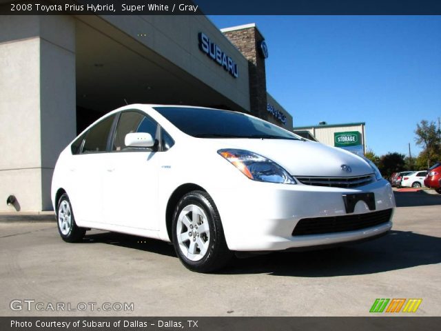 2008 Toyota Prius Hybrid in Super White