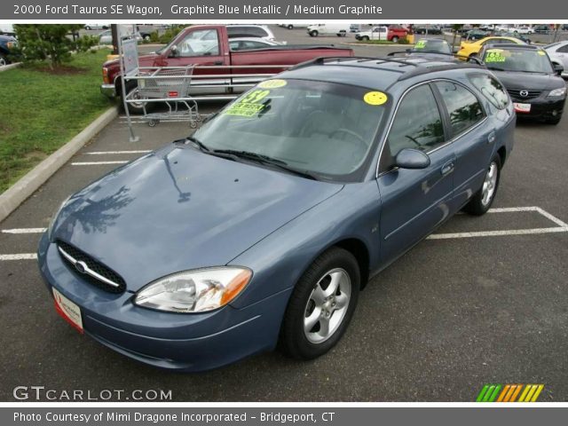 2000 Ford Taurus SE Wagon in Graphite Blue Metallic