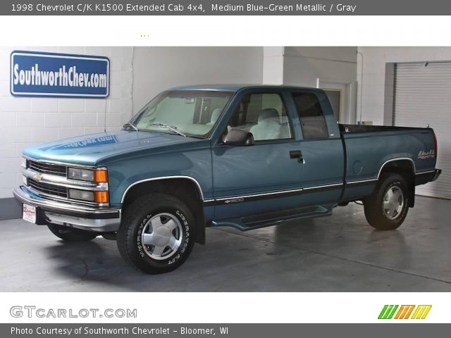 1998 Chevrolet C/K K1500 Extended Cab 4x4 in Medium Blue-Green Metallic