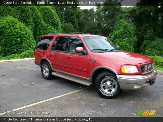 2000 Ford Expedition Eddie Bauer in Laser Red