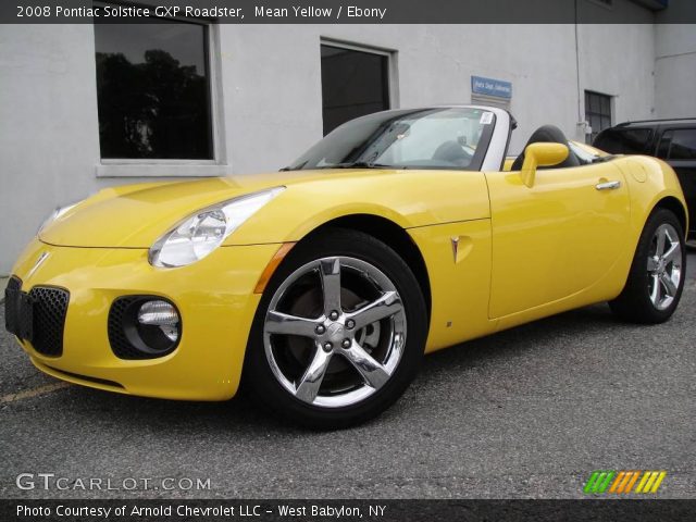 2008 Pontiac Solstice GXP Roadster in Mean Yellow