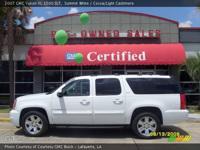 2007 GMC Yukon XL 1500 SLT in Summit White