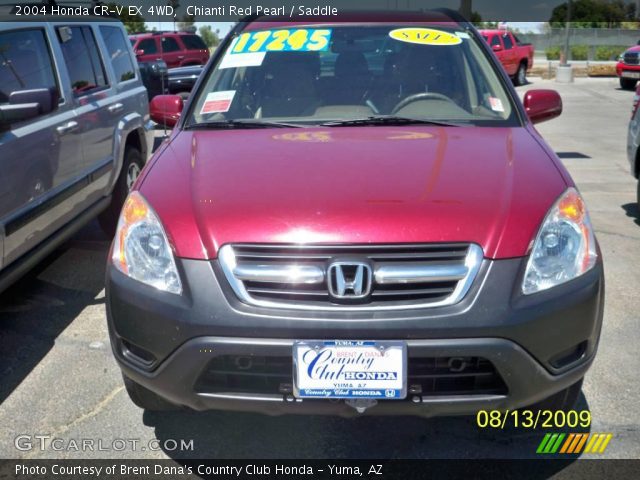2004 Honda CR-V EX 4WD in Chianti Red Pearl
