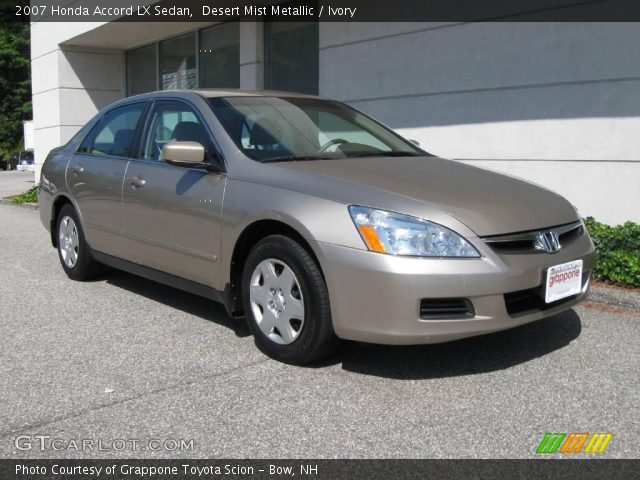 2007 Honda Accord LX Sedan in Desert Mist Metallic