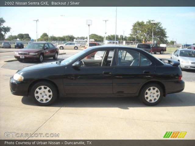 2002 Nissan Sentra GXE in Blackout