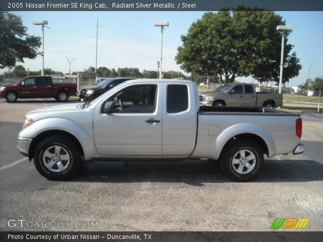 2005 Nissan Frontier SE King Cab in Radiant Silver Metallic