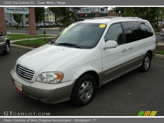 2003 Kia Sedona EX in Clear White