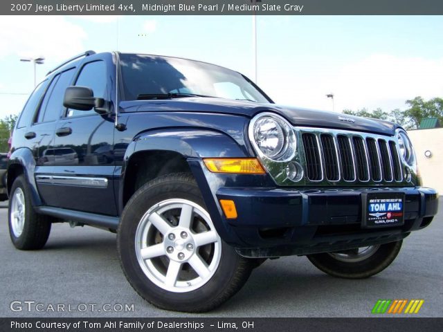 2007 Jeep Liberty Limited 4x4 in Midnight Blue Pearl