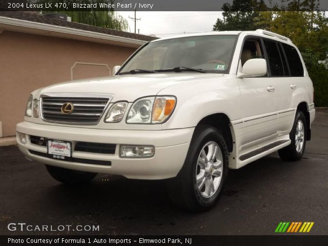 2004 Lexus LX 470 in Blizzard White Pearl
