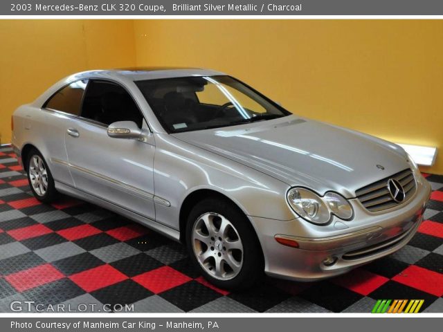2003 Mercedes-Benz CLK 320 Coupe in Brilliant Silver Metallic