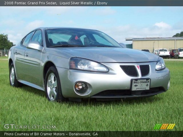 2008 Pontiac Grand Prix Sedan in Liquid Silver Metallic