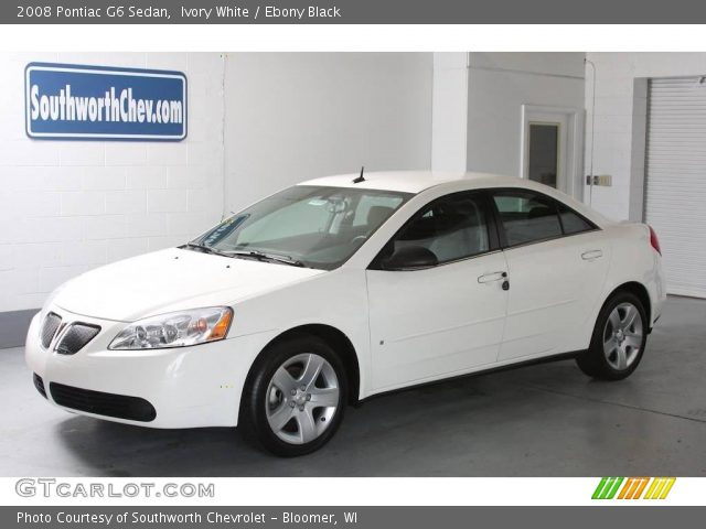 2008 Pontiac G6 Sedan in Ivory White