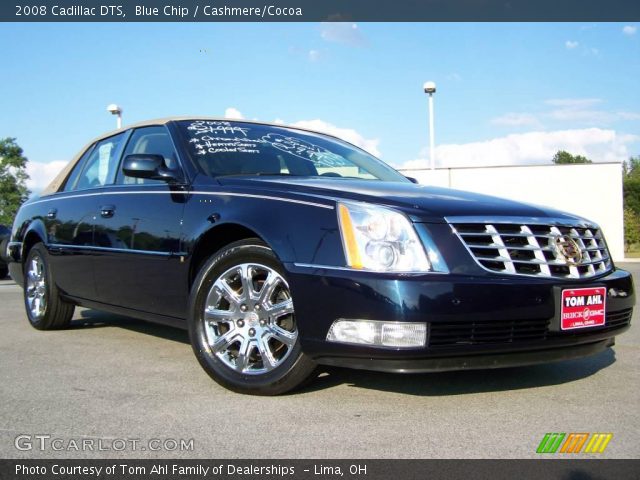 2008 Cadillac DTS  in Blue Chip
