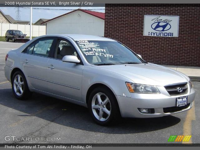 2008 Hyundai Sonata SE V6 in Bright Silver