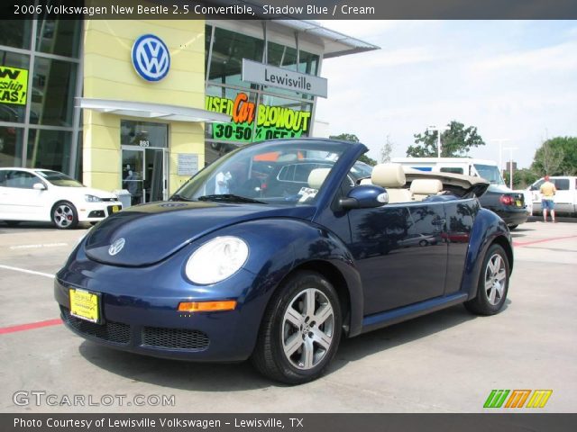 2006 Volkswagen New Beetle 2.5 Convertible in Shadow Blue