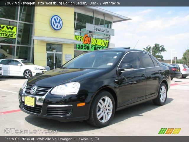 2007 Volkswagen Jetta Wolfsburg Edition Sedan in Black