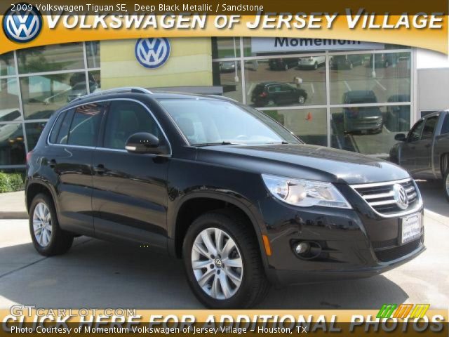 2009 Volkswagen Tiguan SE in Deep Black Metallic
