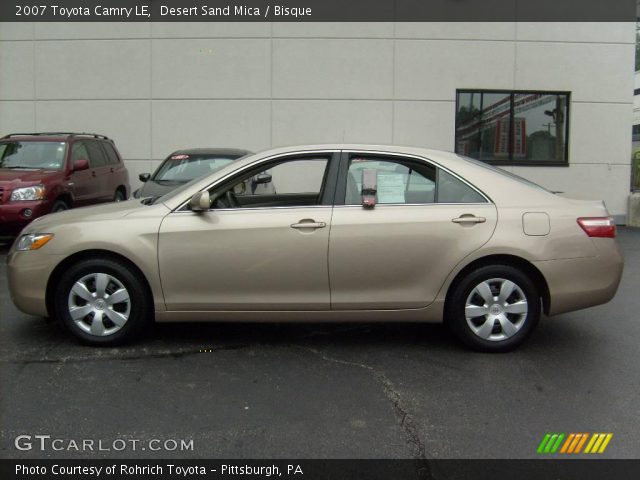 2007 Toyota Camry LE in Desert Sand Mica