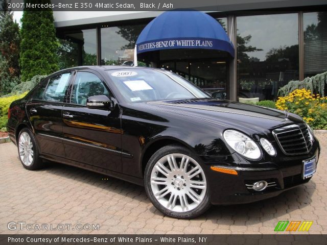2007 Mercedes-Benz E 350 4Matic Sedan in Black