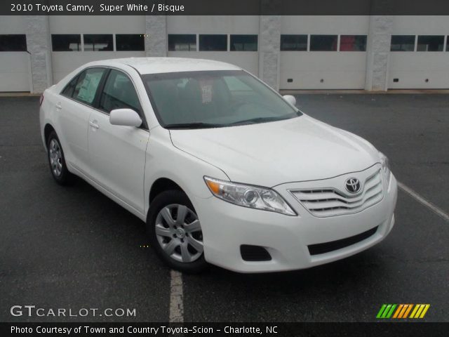 Super White 2010 Toyota Camry with Bisque interior 2010 Toyota Camry in 