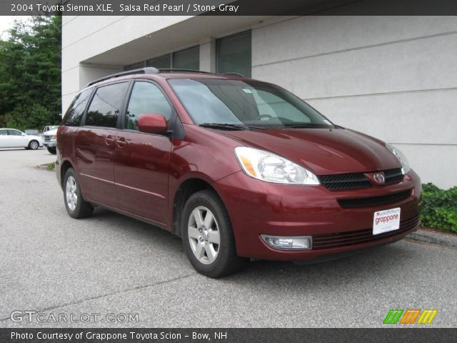 2004 Toyota Sienna XLE in Salsa Red Pearl