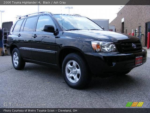 2006 Toyota Highlander I4 in Black