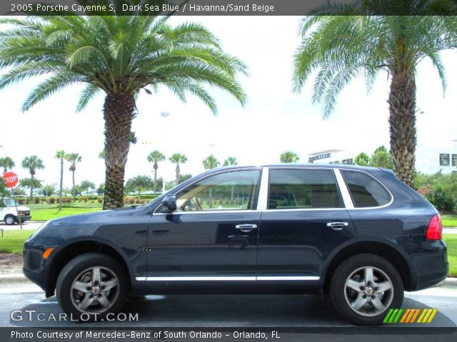 2005 Porsche Cayenne S in Dark Sea Blue