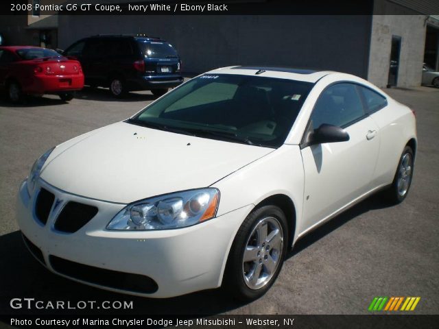 2008 Pontiac G6 GT Coupe in Ivory White