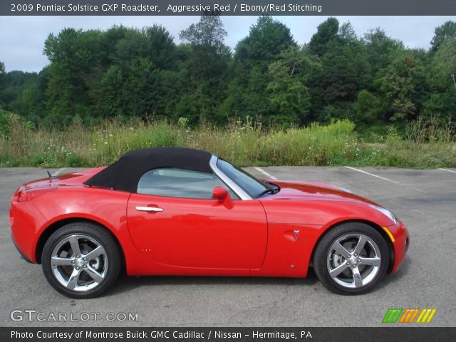 2009 Pontiac Solstice GXP Roadster in Aggressive Red