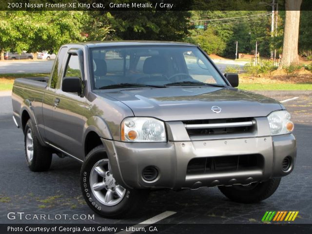 2003 Nissan Frontier XE King Cab in Granite Metallic