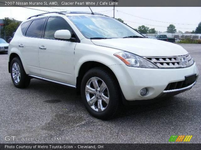 2007 Nissan Murano SL AWD in Glacier Pearl White
