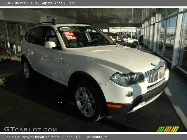 2007 BMW X3 3.0si in Alpine White