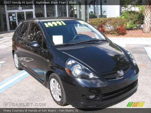2007 Honda Fit Sport in Nighthawk Black Pearl