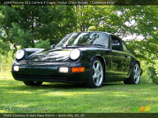 1989 Porsche 911 Carrera 4 Coupe in Forest Green Metallic