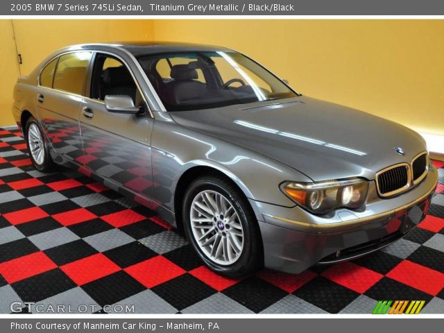 2005 BMW 7 Series 745Li Sedan in Titanium Grey Metallic