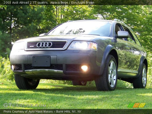 2003 Audi Allroad 2.7T quattro in Alpaca Beige