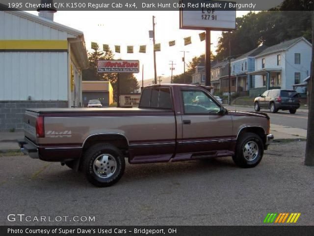 1995 Chevrolet C/K K1500 Regular Cab 4x4 in Dark Hunt Club Red Metallic