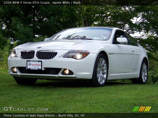 2006 BMW 6 Series 650i Coupe in Alpine White