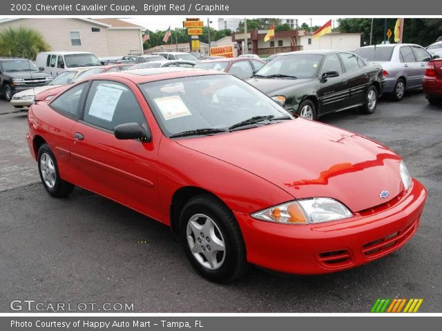 2002 Chevrolet Cavalier Coupe in Bright Red