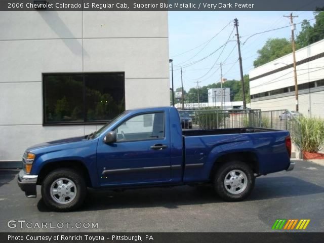 2006 Chevrolet Colorado LS Regular Cab in Superior Blue Metallic