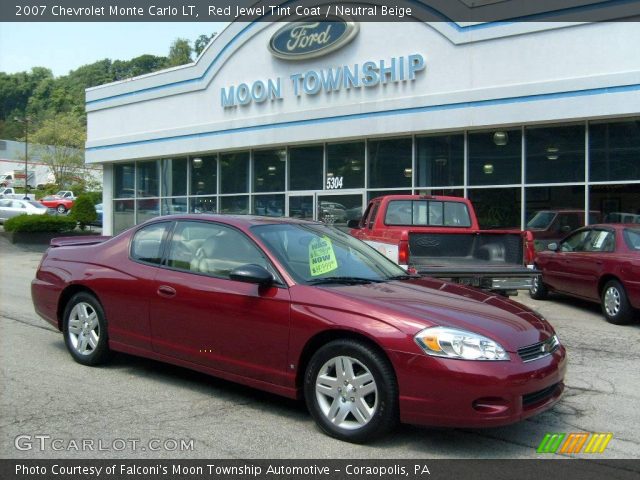 2007 Chevrolet Monte Carlo LT in Red Jewel Tint Coat