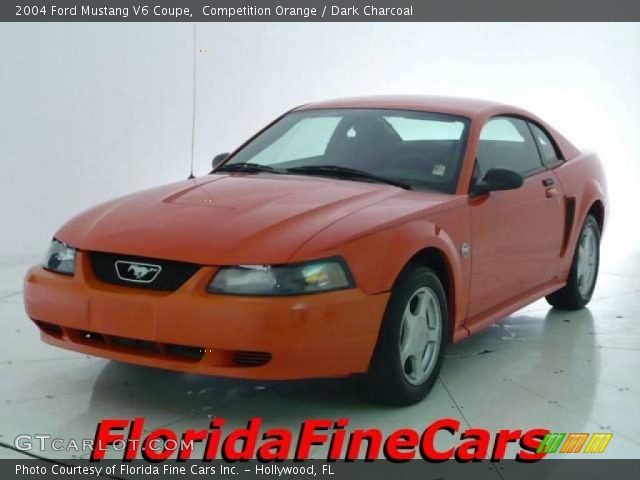 2004 Ford Mustang V6 Coupe in Competition Orange